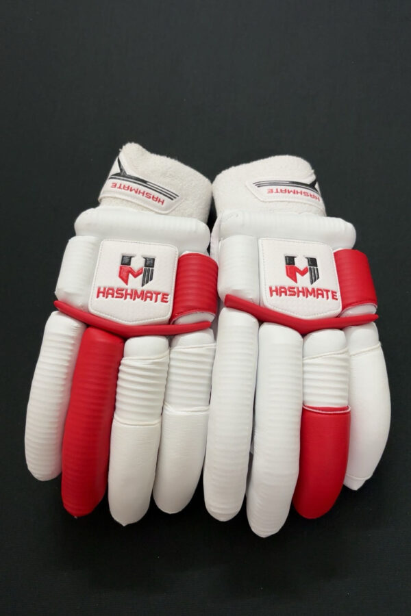 HASHMATE Player Edition Gloves - White and Red